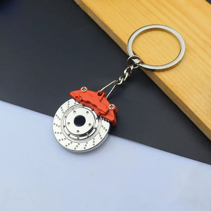 Simple Style Car Wheel Metal Unisex Bag Pendant Keychain