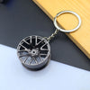 Simple Style Car Wheel Metal Unisex Bag Pendant Keychain