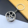 Simple Style Car Wheel Metal Unisex Bag Pendant Keychain