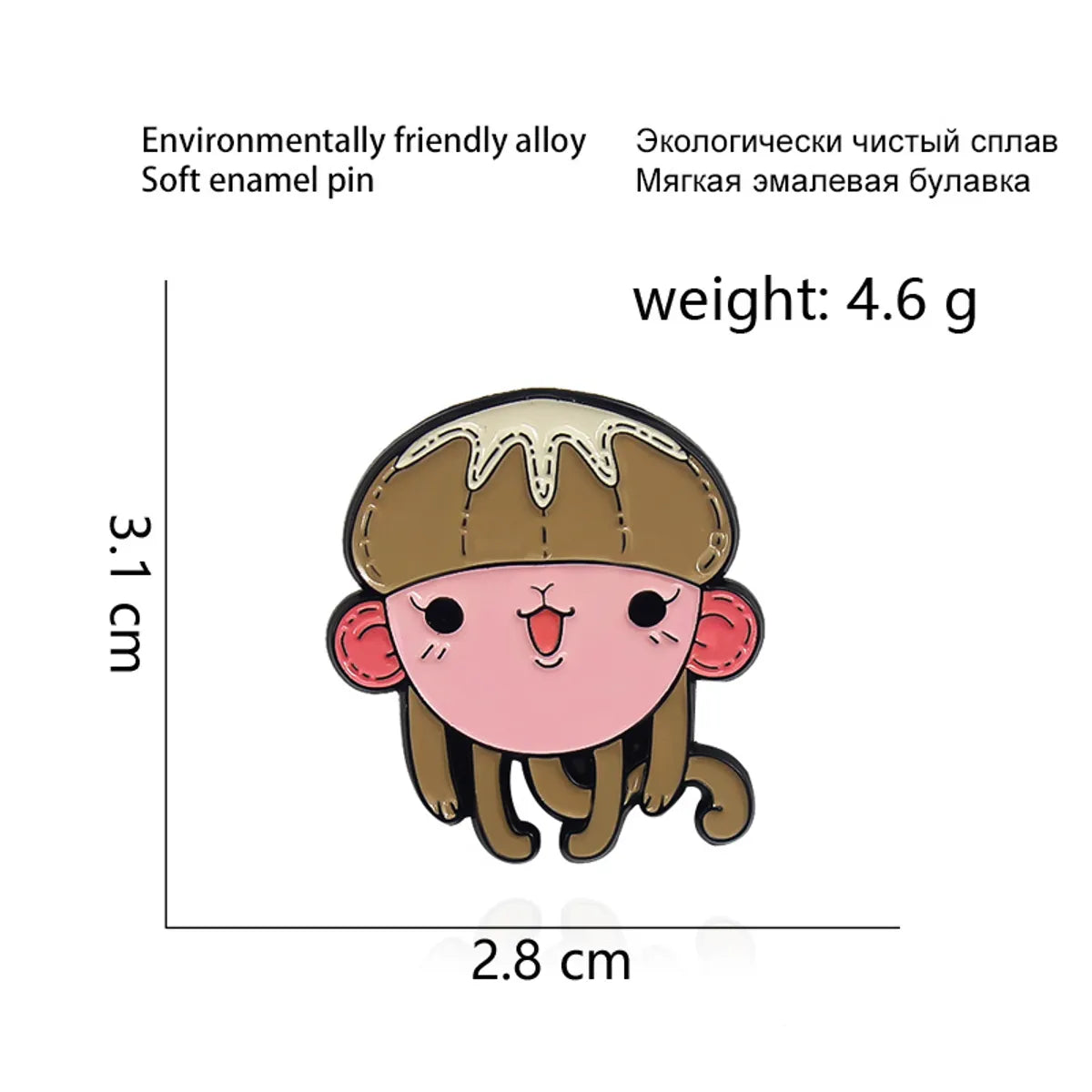 Simple Style Cartoon Character Alloy Plating Unisex Brooches