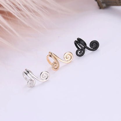 Simple Style Cartoon Character Alloy Plating Women's Ear Clips 1 Piece