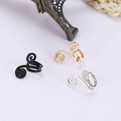 Simple Style Cartoon Character Alloy Plating Women's Ear Clips 1 Piece