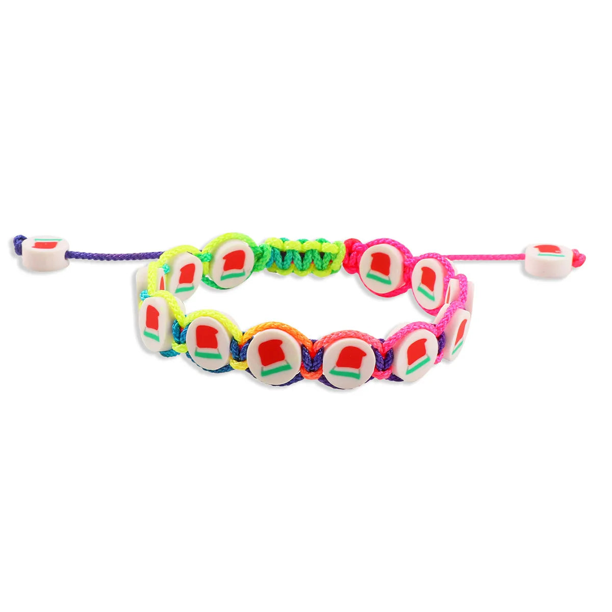 Simple Style Cartoon Character Soft Clay Knitting Flakes Women'S Bracelets