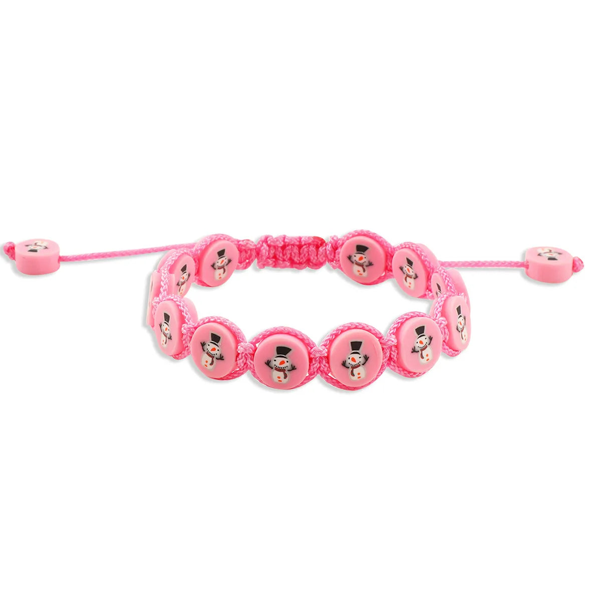 Simple Style Cartoon Character Soft Clay Knitting Flakes Women'S Bracelets