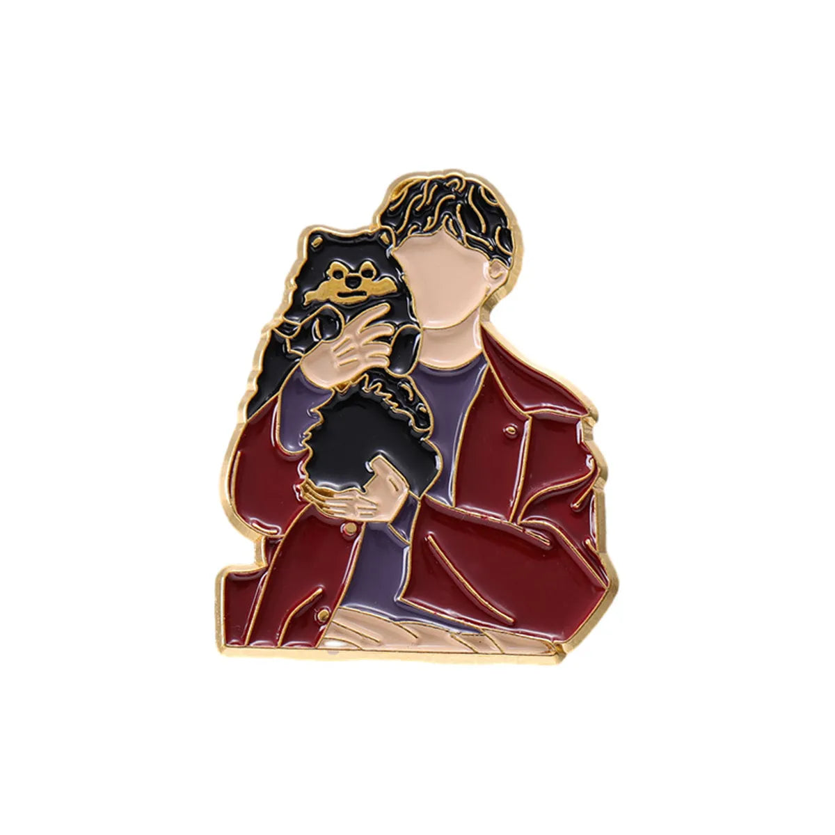 Simple Style Cartoon Character Zinc Alloy Plating Unisex Brooches