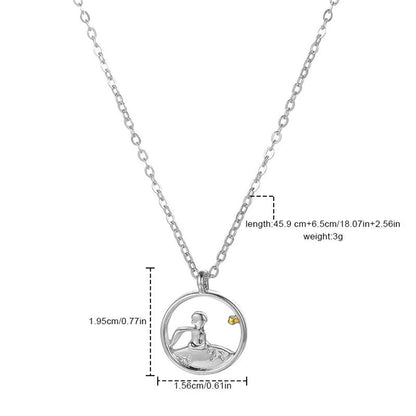 Simple Style Cartoon Fox Alloy Plating Unisex Pendant Necklace 1 Piece