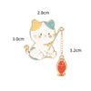 Simple Style Cat Alloy Enamel Couple Brooches