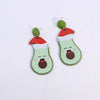 Simple Style Christmas Tree Santa Claus Arylic Stoving Varnish Women'S Earrings 1 Pair