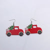 Simple Style Christmas Tree Santa Claus Arylic Stoving Varnish Women'S Earrings 1 Pair