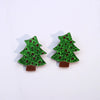 Simple Style Christmas Tree Santa Claus Arylic Stoving Varnish Women'S Earrings 1 Pair