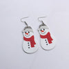 Simple Style Christmas Tree Santa Claus Arylic Stoving Varnish Women'S Earrings 1 Pair