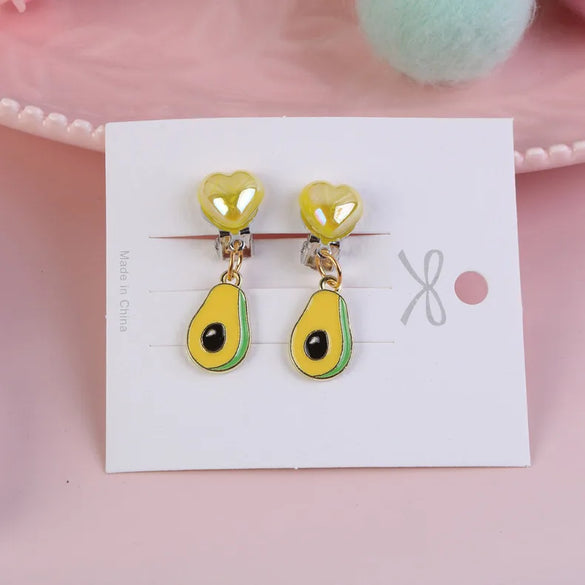Simple Style Classic Style Animal Fruit Alloy Girl'S Ear Cuffs Earrings