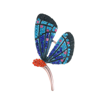 Simple Style Classic Style Animal Leaf Watermelon Alloy Inlay Artificial Rhinestones Women'S Brooches