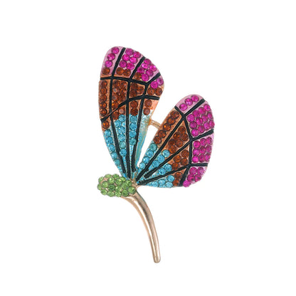 Simple Style Classic Style Animal Leaf Watermelon Alloy Inlay Artificial Rhinestones Women'S Brooches