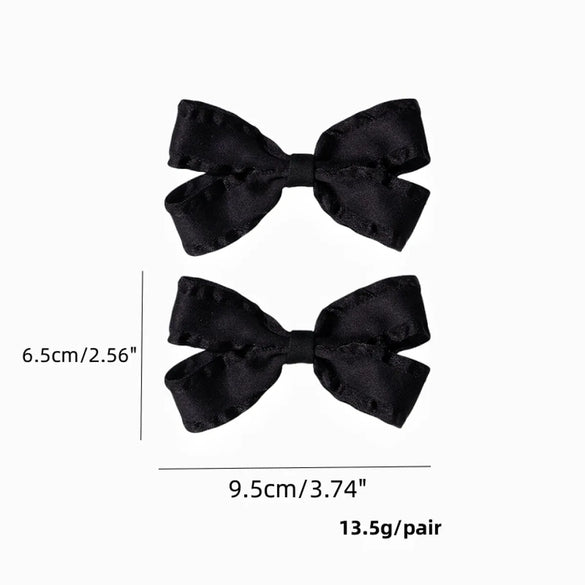 Simple Style Classic Style Bow Knot Cloth Handmade Hair Clip