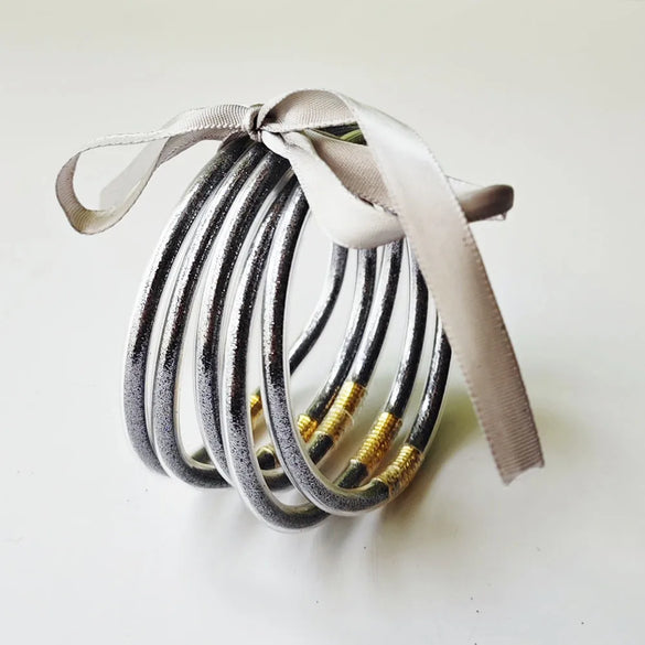 Simple Style Classic Style Bow Knot Silica Gel Wholesale Bracelets