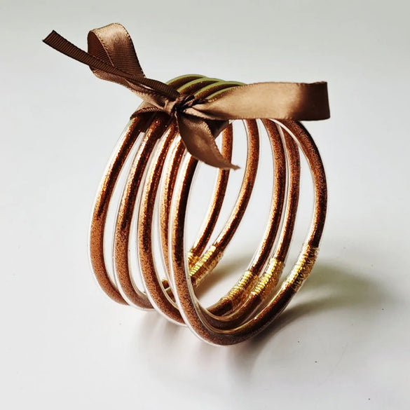 Simple Style Classic Style Bow Knot Silica Gel Wholesale Bracelets