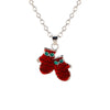 Simple Style Classic Style Christmas Tree Alloy Inlay Rhinestones Christmas Kid'S Pendant Necklace