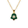 Simple Style Classic Style Christmas Tree Alloy Inlay Rhinestones Christmas Kid'S Pendant Necklace