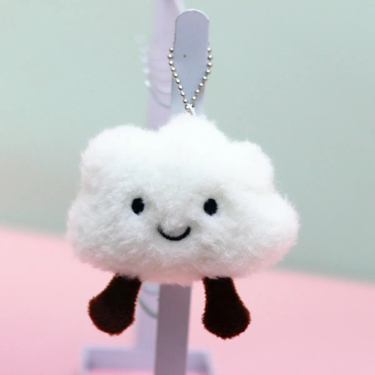 Simple Style Classic Style Clouds PP Cotton Keychain