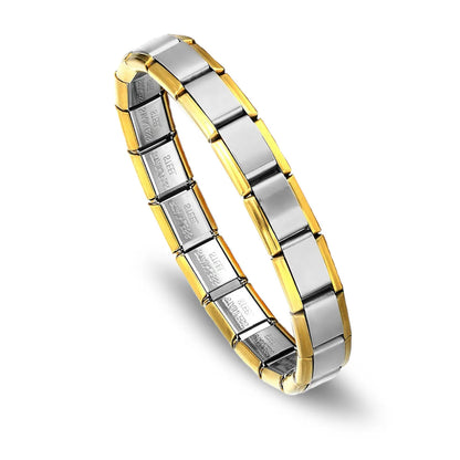 Simple Style Classic Style Color Block 304 Stainless Steel Bracelets In Bulk