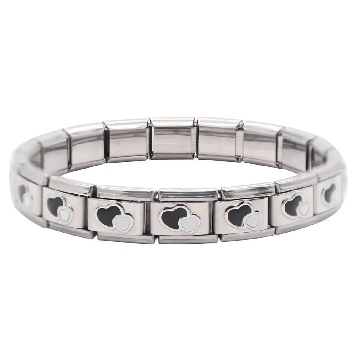 Simple Style Classic Style Color Block 304 Stainless Steel Plating Men'S Bracelets