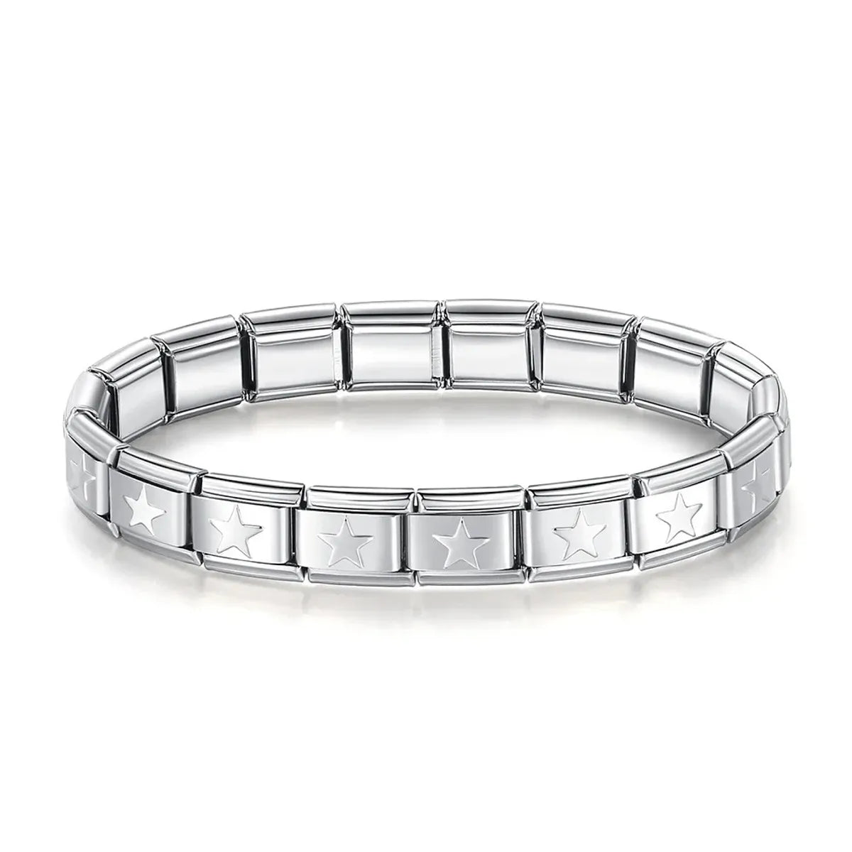 Simple Style Classic Style Color Block 304 Stainless Steel Plating Men'S Bracelets