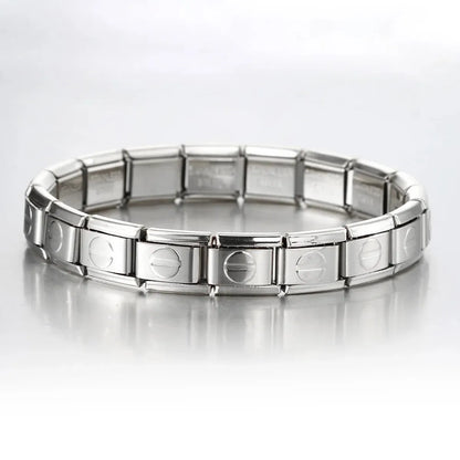 Simple Style Classic Style Color Block 304 Stainless Steel Plating Men'S Bracelets