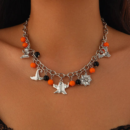 Simple Style Classic Style Color Block Alloy Iron Plating Halloween Women'S Bracelets Necklace