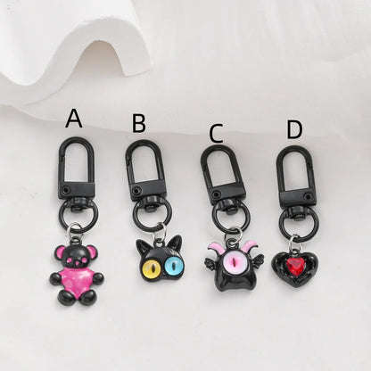 Simple Style Classic Style Color Block Alloy Keychain