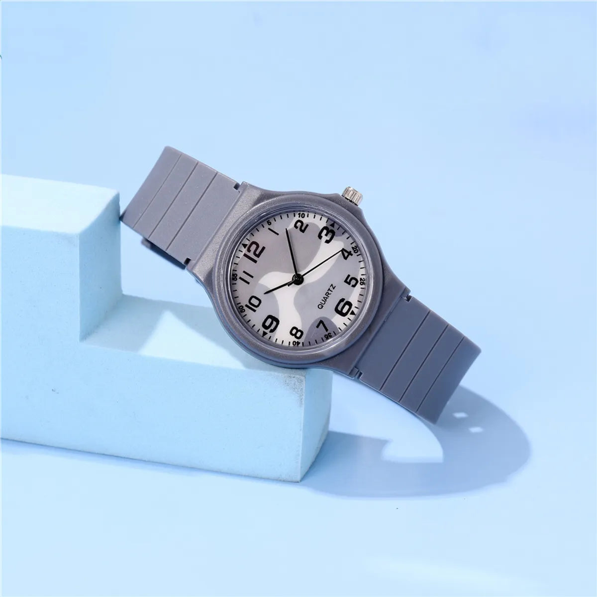 Simple Style Classic Style Color Block Buckle Quartz Kids Watches