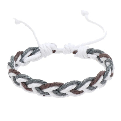 Simple Style Classic Style Color Block Cloth Knitting Men'S Bracelets