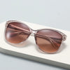 Simple Style Classic Style Color Block Pc Oval Frame Full Frame Women'S Sunglasses
