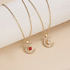 Simple Style Classic Style Color Block Rhinestones Zinc Alloy Wholesale Pendant Necklace