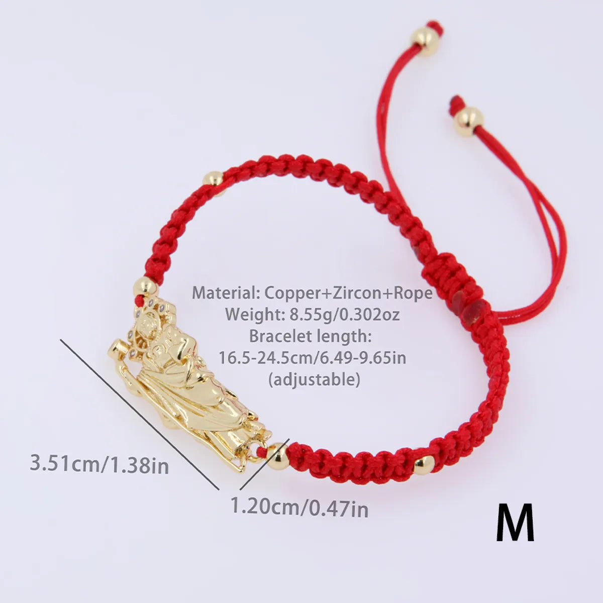 Simple Style Classic Style Color Block Rope Copper Knitting Enamel Inlay Zircon 18K Gold Plated Women's Drawstring Bracelets