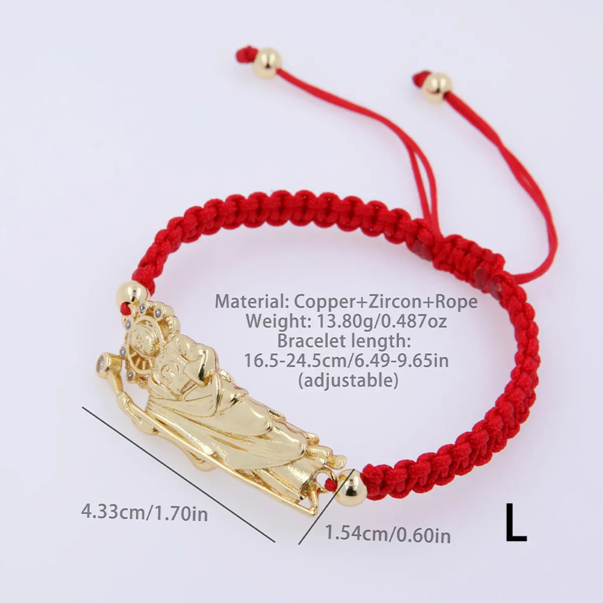 Simple Style Classic Style Color Block Rope Copper Knitting Enamel Inlay Zircon 18K Gold Plated Women's Drawstring Bracelets