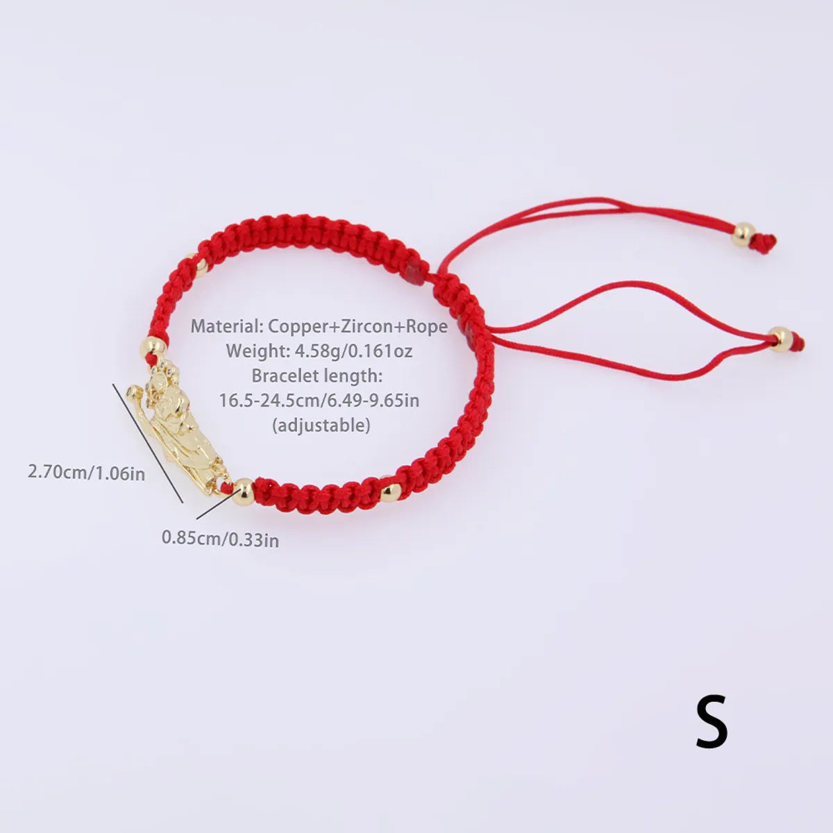 Simple Style Classic Style Color Block Rope Copper Knitting Enamel Inlay Zircon 18K Gold Plated Women's Drawstring Bracelets