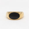 Simple Style Classic Style Color Block Titanium Steel Unisex Rings