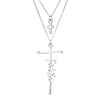 Simple Style Classic Style Cross Alloy Wholesale Layered Necklaces