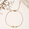 Simple Style Classic Style Cross Imitation Pearl Polyester Copper Wholesale Drawstring Bracelets