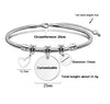 Simple Style Classic Style Customization Laser Engraving Heart Shape 201 Stainless Steel Snake Chain Bracelets In Bulk