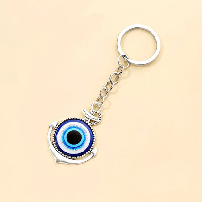 Simple Style Classic Style Eye Alloy Glass Keychain