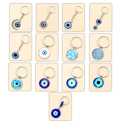 Simple Style Classic Style Eye Alloy Glass Keychain