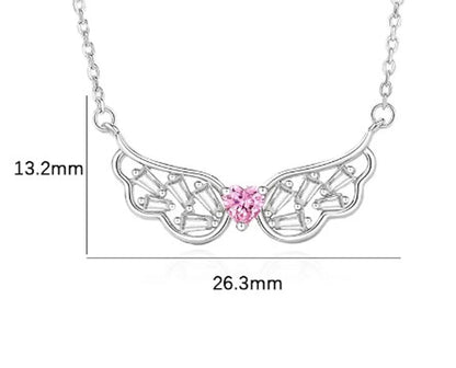 Simple Style Classic Style Feather Sterling Silver Inlay Zircon Pendant Necklace