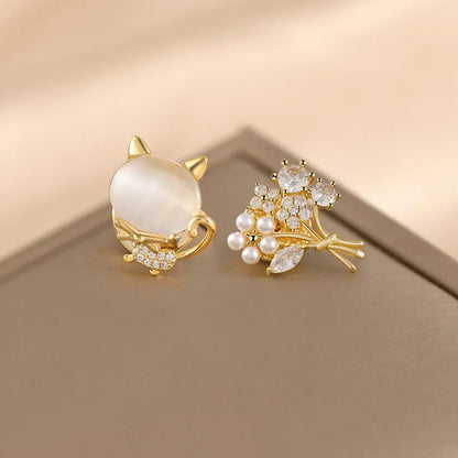 Simple Style Classic Style Flower Alloy Inlay Zircon Women'S Brooches