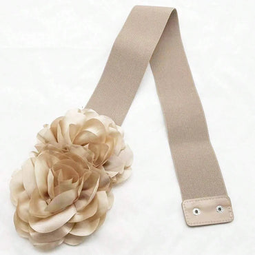 Simple Style Classic Style Flower Polyester Women'S Woven Belts