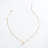Simple Style Classic Style Geometric 18K Gold Plated Artificial Pearl Copper Wholesale Pendant Necklace