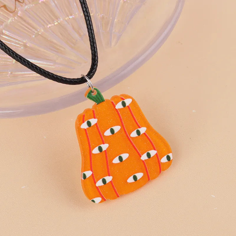 Simple Style Classic Style Geometric Color Block Arylic Wholesale Pendant Necklace