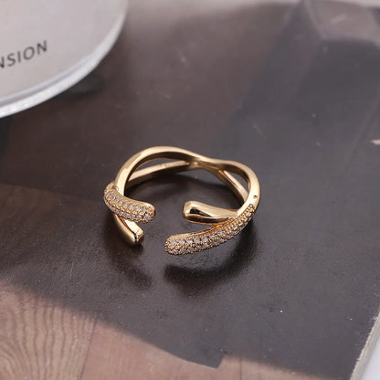 Simple Style Classic Style Geometric Copper Plating Women'S Rings