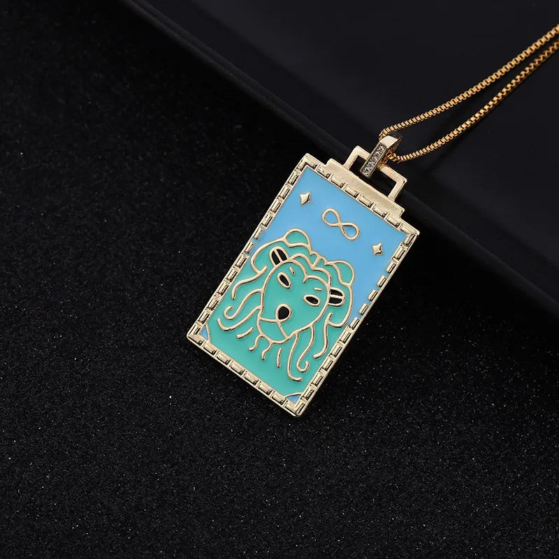 Simple Style Classic Style Geometric Copper Unisex Pendant Necklace